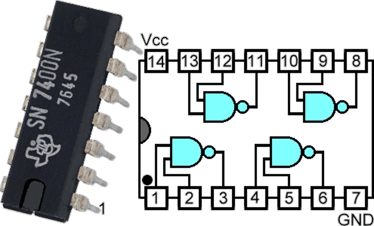  NO logic integrated circuit 