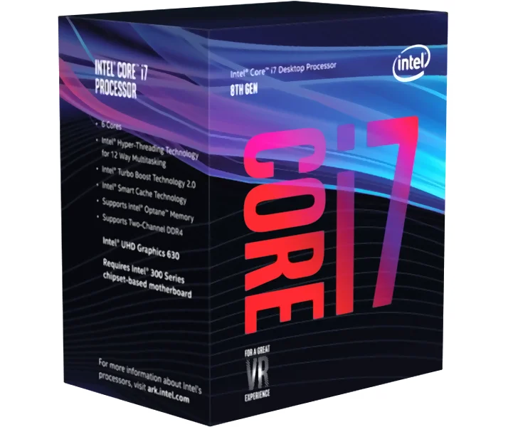  Box of Core i7-8700K 