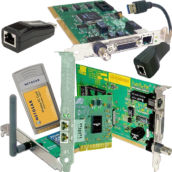  Different versions of network cards 