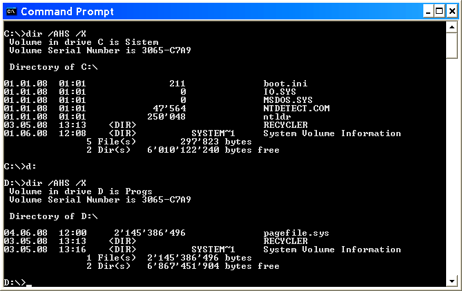  Overview of partitions with virtual memory 