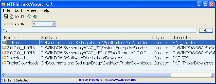  NTFS Links View 