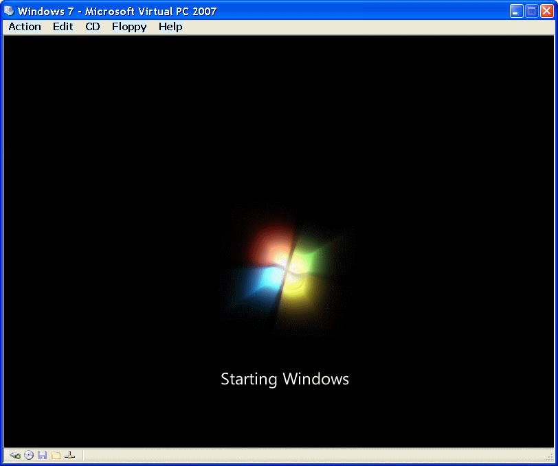  Windows logo at Start of Windows 7 