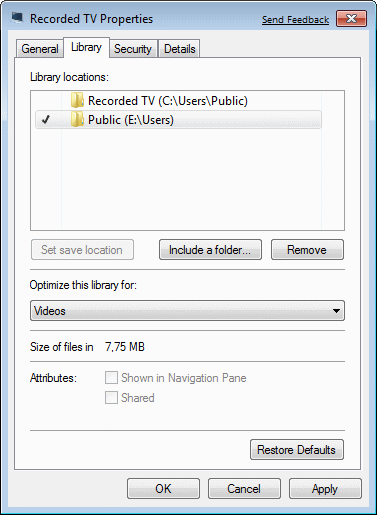  Retrieval of folders 