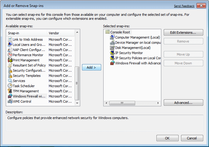  Templates to configure the system functions 