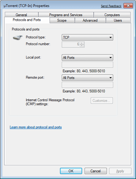  Protocols and Ports for software 