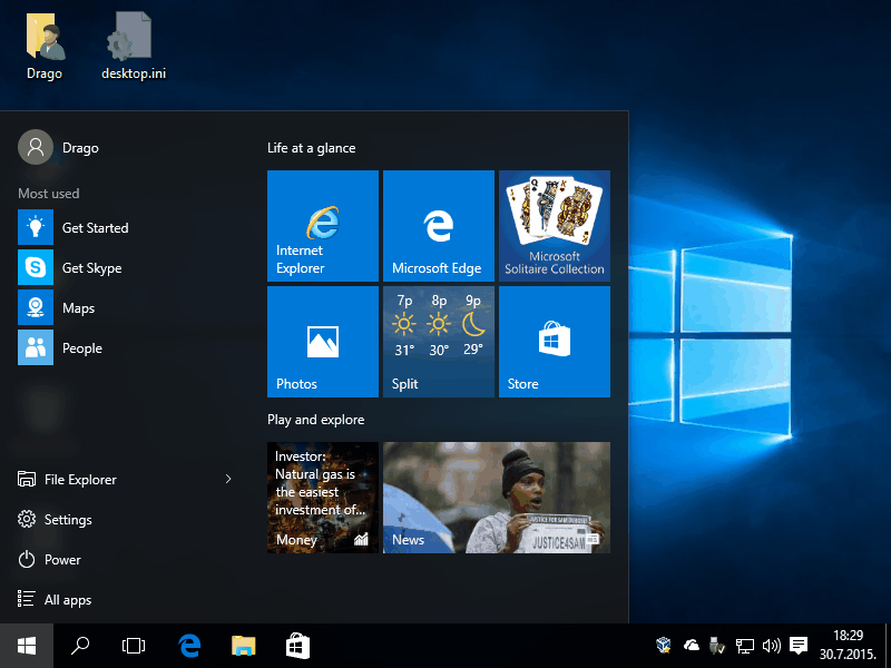  Rearranged START menu 