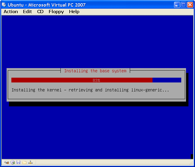  Installing the OS kernel 