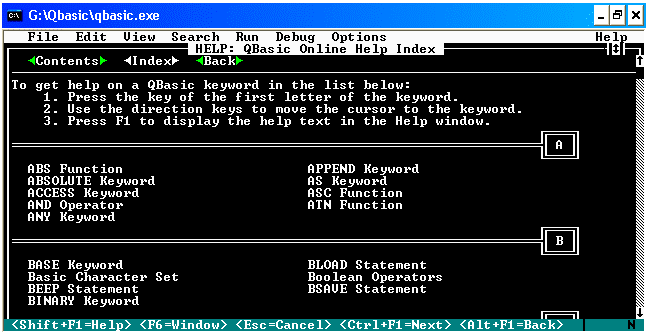  QBasic - Commands 