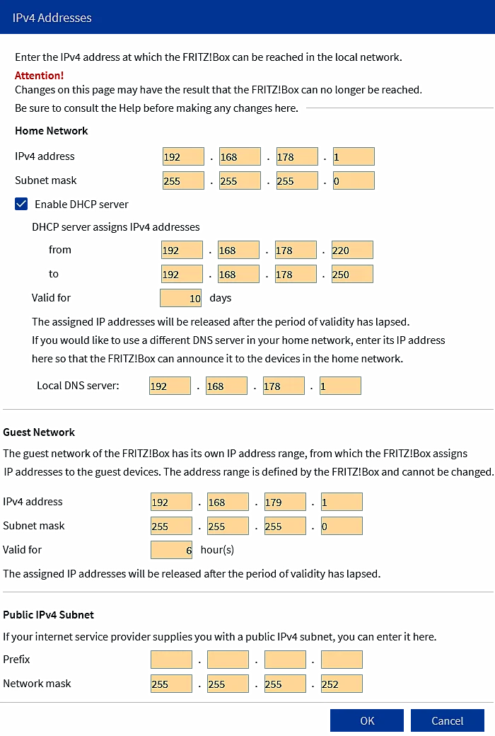  Private IP addresses 