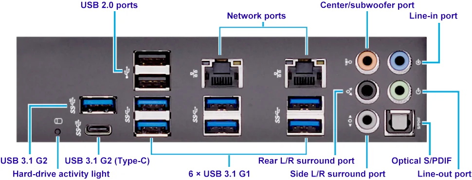  Connectors at Alienware motherboard 