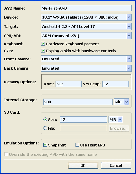  Defining cameras and SD card 