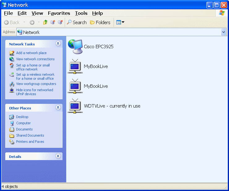  Multimedia home network devices at Windows XP 